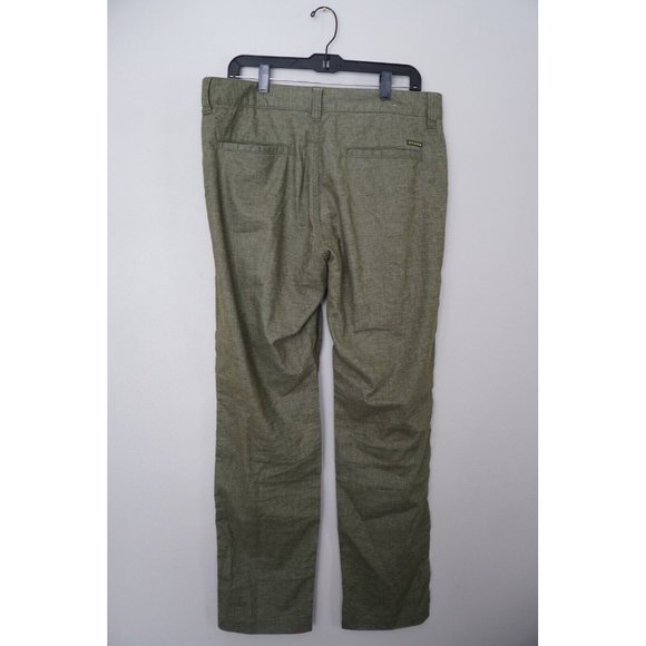 Prana Other - PRANA Mens 34X32 Green slim fit pants hemp blend pant